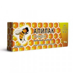 АПИЛАК 10МГ. №25 ТАБ. ЛИНГВ. АПИЛАК 10МГ. №25 ТАБ. ЛИНГВ.