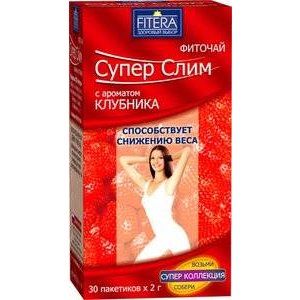 СУПЕР-СЛИМ ФИТОЧАЙ КЛУБНИКА 2Г. №30 ПАК.