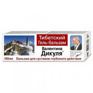 ВАЛЕНТИНА ДИКУЛЯ ГЕЛЬ-БАЛЬЗАМ ТИБЕТСКИЙ ГЛУБ. ДЕЙСТВИЯ 100МЛ. ТУБА