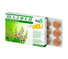 НАТУР ПРОДУКТ ШАЛФЕЙ №12 ПАСТИЛКИ (БАД) [NATUR PRODUKT]