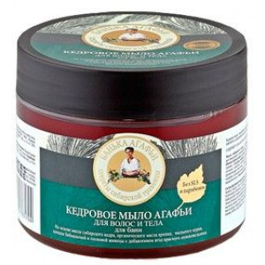 РЕЦ.БАБ.АГАФЬИ МЫЛО Д/ВОЛОС И ТЕЛА КЕДРОВОЕ 300МЛ.