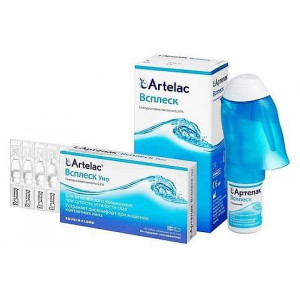 АРТЕЛАК ВСПЛЕСК УНО Р-Р ОФТАЛЬМ. УВЛАЖН. 0,5МЛ. №30 ТЮБ./КАП. АРТЕЛАК ВСПЛЕСК УНО Р-Р ОФТАЛЬМ. УВЛАЖН. 0,5МЛ. №30 ТЮБ./КАП.