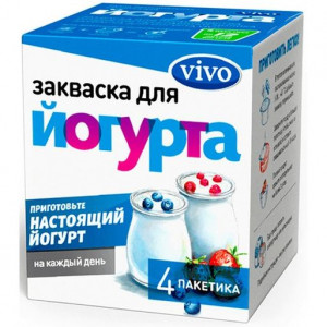 ВИВО ЗАКВАСКА ЙОГУРТ 0,5Г. №4 ПАК. [VIVO]