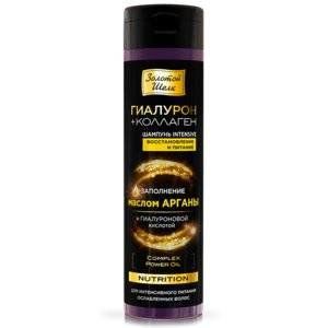 ЗОЛОТОЙ ШЕЛК ШАМПУНЬ ГИАЛУРОН+КОЛЛАГЕН ВОССТАН. И ПИТАНИЕ ВОЛОС 250МЛ.