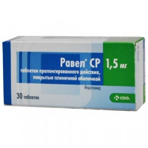 РАВЕЛ СР 1,5МГ. №30 ТАБ.ПРОЛОНГ. П/П/О /KRKA/