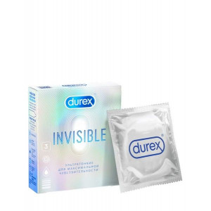 ДЮРЕКС ПРЕЗЕРВАТИВ INVISIBLE №3 [DUREX]