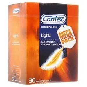 КОНТЕКС ПРЕЗЕРВАТИВ LIGHTS ОСОБО ТОНКИЕ №30 [CONTEX]