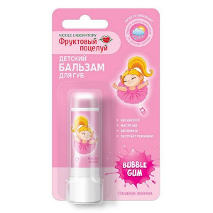 ФРУКТ.ПОЦЕЛУЙ БАЛЬЗАМ Д/ГУБ ДЕТС. СЛАДКАЯ ЖВАЧКА 3,7Г. ФРУКТ.ПОЦЕЛУЙ БАЛЬЗАМ Д/ГУБ ДЕТС. СЛАДКАЯ ЖВАЧКА 3,7Г.