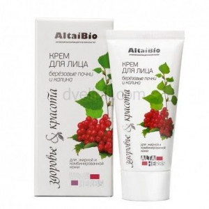 АЛТАЙ БИО КРЕМ Д/ЛИЦА ЖИРН. КОМБ. КОЖИ БЕРЕЗ.ПОЧКИ+КАЛИНА 50МЛ. [ALTAIBIO]