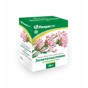 ДАРЫ ПРИРОДЫ ЧАЙН.НАПИТОК ЗОЛОТОТЫСЯЧНИК ТРАВА 50Г. /ЛЕКРА-СЭТ/
