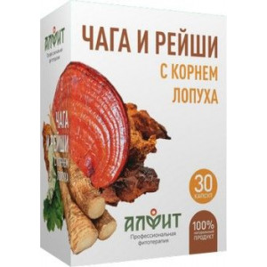 АЛФИТ ЧАГА+РЕЙША+КОРЕНЬ ЛОПУХА №30 КАПС.