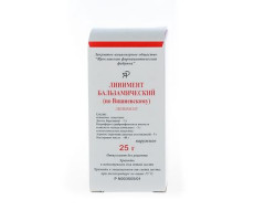 ЛИНИМЕНТ БАЛЬЗАМИЧЕСКИЙ ПО ВИШНЕВСКОМУ 25Г. ЛИНИМЕНТ Д/НАРУЖ.ПРИМ. БАНКА /ЯРОСЛАВСКАЯ ФФ/