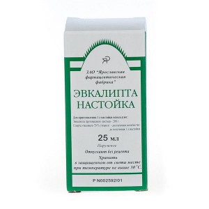 ЭВКАЛИПТА НАСТОЙКА 25МЛ. ФЛ. /ЯРОСЛАВСКАЯ ФФ/ ЭВКАЛИПТА НАСТОЙКА 25МЛ. ФЛ. /ЯРОСЛАВСКАЯ ФФ/