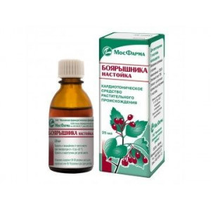 БОЯРЫШНИКА НАСТОЙКА 25МЛ. ФЛ. /МОСФАРМА/ БОЯРЫШНИКА НАСТОЙКА 25МЛ. ФЛ. /МОСФАРМА/
