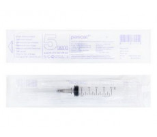 ПАСКАЛЬ ШПРИЦ 3-Х КОМП. 5МЛ. С ИГЛОЙ 22G 0,7Х30ММ. №1 [PASCAL]