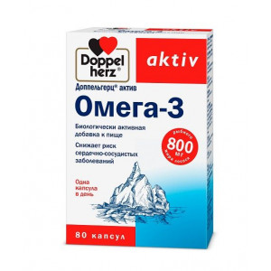 ДОППЕЛЬГЕРЦ АКТИВ ОМЕГА-3 №80 КАПС.