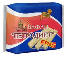ПЕТРОДИЕТ ВАФЛИ СЛИВОЧНО-ВАНИЛЬНЫЕ НА СОРБИТЕ 95Г.
