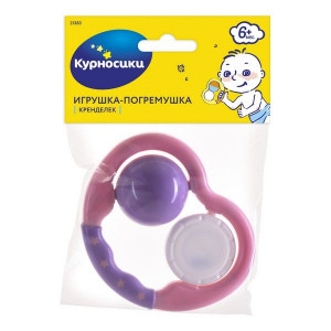 КУРНОСИКИ ИГРУШКА-ПОГРЕМУШКА КРЕНДЕЛЕК РОЗ /АРТ.21383/ КУРНОСИКИ ИГРУШКА-ПОГРЕМУШКА КРЕНДЕЛЕК РОЗ /АРТ.21383/