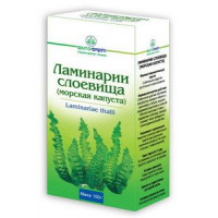 ЛАМИНАРИИ СЛОЕВИЩА (МОРСКАЯ КАПУСТА) 100Г. /ФИТОФАРМ ПКФ/