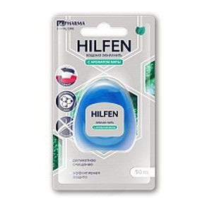 БИСИ ФАРМА ХИЛФЕН ЗУБ.НИТЬ МЯТА 50М. [HILFEN BC PHARMA]