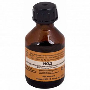 ЙОДА 5% 25МЛ. №1 СПИРТ. Р-Р Д/НАРУЖ.ПРИМ. ФЛ. /ИВАНОВСКАЯ ФФ/ ЙОДА 5% 25МЛ. №1 СПИРТ. Р-Р Д/НАРУЖ.ПРИМ. ФЛ. /ИВАНОВСКАЯ ФФ/