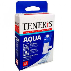 ТЕНЕРИС ЛЕЙКОПЛАСТ. НАБОР АКВА СИЛВЕР 76Х19ММ №20 [TENERIS]