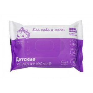 БОНА МЕНТЕ САЛФЕТКИ ВЛАЖ. ДЕТСКИЕ №20 [BONA MENTE]