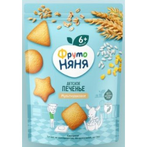 ФРУТОНЯНЯ ПЕЧЕНЬЕ 120Г. МУЛЬТИЗЛАК ВИТАМ.+МИНЕРАЛЫ