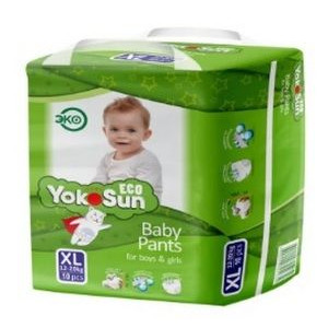 ЙОКОСАН ПОДГУЗНИКИ-ТРУСИКИ ЭКО 12-20КГ. Р.XL №10 [YOKOSUN]