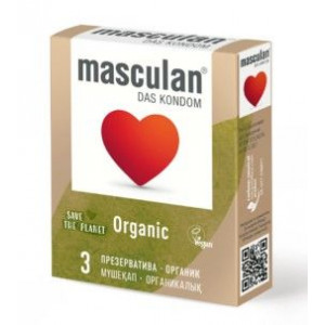 МАСКУЛАН ПРЕЗЕРВАТИВ ОРГАНИК №3 [MASCULAN]