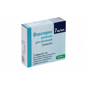 ФЛОСТЕРОН 7МГ/МЛ. 1МЛ. №1 СУСП. Д/ИН. АМП. /KRKA/ ФЛОСТЕРОН 7МГ/МЛ. 1МЛ. №1 СУСП. Д/ИН. АМП. /KRKA/