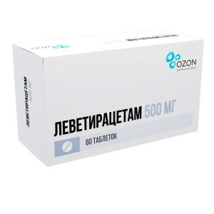 ЛЕВЕТИРАЦЕТАМ 500МГ. №60 ТАБ. П/П/О /АТОЛЛ/ОЗОН/ ЛЕВЕТИРАЦЕТАМ 500МГ. №60 ТАБ. П/П/О /АТОЛЛ/ОЗОН/