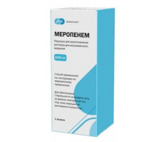 МЕРОПЕНЕМ 1000МГ. №1 ПОР. Д/Р-РА Д/В/В ФЛ. /ФАРМКОНЦЕПТ/