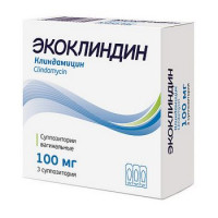 ЭКОКЛИНДИН 100МГ. №3 СУПП.ВАГ. /АВВА РУС/