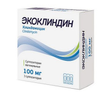 ЭКОКЛИНДИН 100МГ. №3 СУПП.ВАГ. /АВВА РУС/
