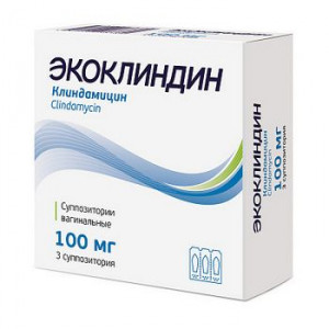 ЭКОКЛИНДИН 100МГ. №3 СУПП.ВАГ. /АВВА РУС/