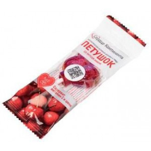 СЕРДЦЕ КОНТИНЕНТА ЛЕДЕНЕЦ ПЕТУШОК ЦИНК+ВИТ.С+ВИШНЯ 17Г.