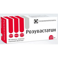 РОЗУВАСТАТИН 10МГ. №90 ТАБ. П/П/О /ТАТХИМФАРМ/